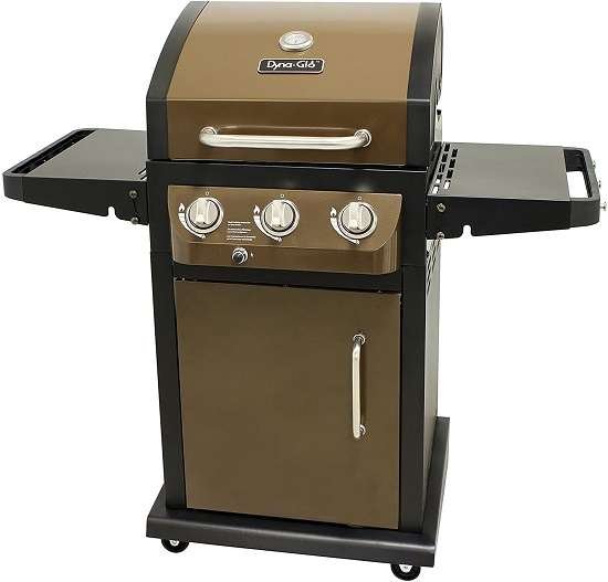Dyna-Glo DGB390SSNP-D Smart Space Living 3 Burner LP Gas Grill