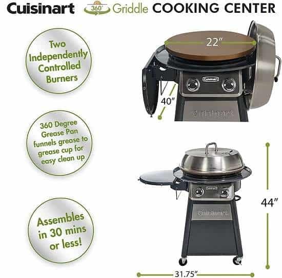 Key Features of The Cuisinart CGG-888 Outdoor Gas Grill Key Features of The Cuisinart CGG-888 Outdoor Gas Grill