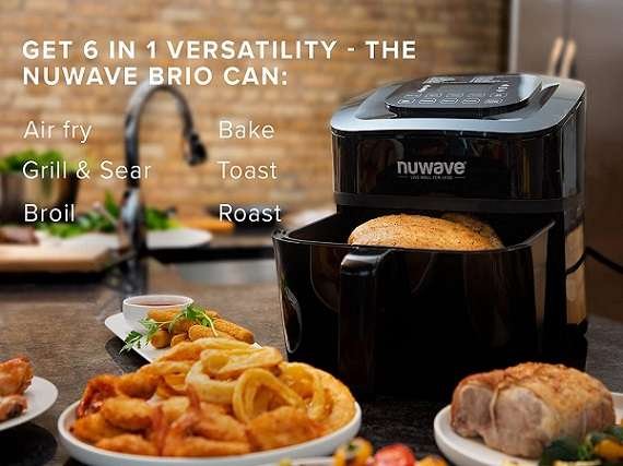 Key Feature Of Nuwave brio 6 quart digital air fryer