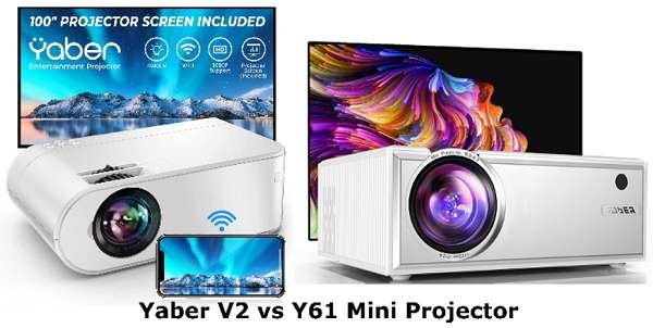 Yaber V2 vs Y61 Mini Projector Yaber V2 vs Y61 Mini Projector