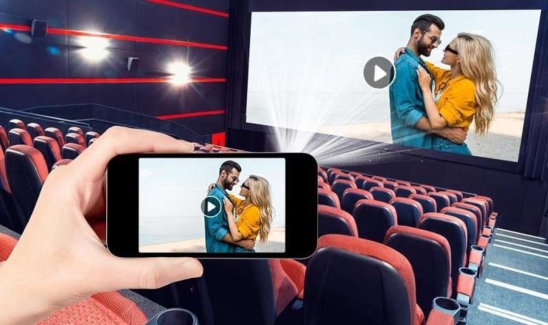 Flashlight Video Projector App for Android